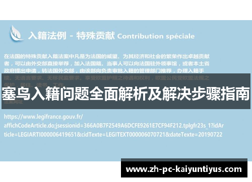 塞鸟入籍问题全面解析及解决步骤指南