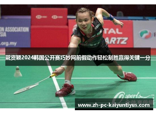 戴资颖2024韩国公开赛巧妙网前假动作轻松制胜赢得关键一分